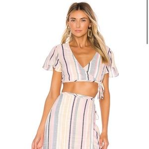 Majorelle Lydia top and midi skirt two piece set